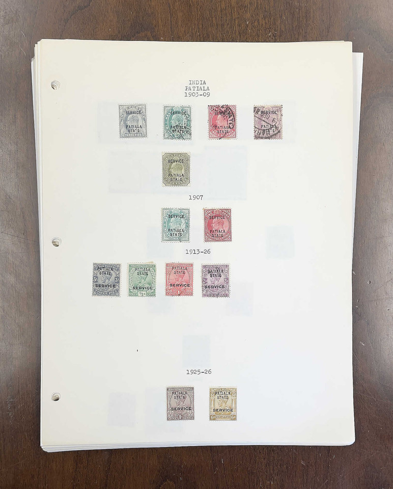 INDIAN STATES 1885-1950 Collection – 900333