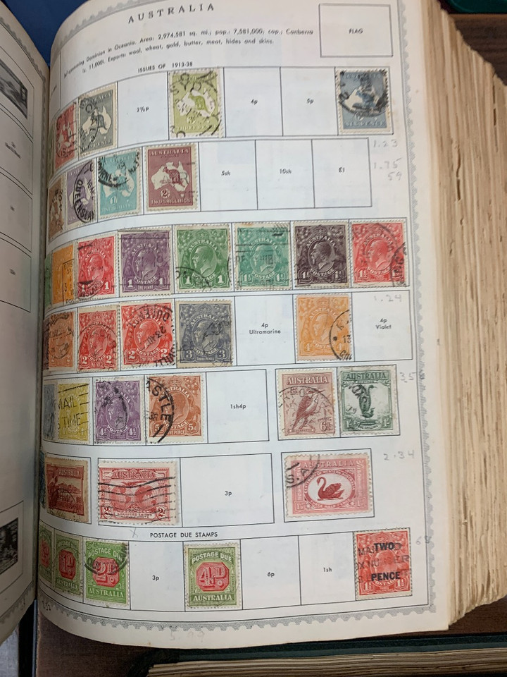 US AND INTERNATIONAL LIFETIME (3 BROWN SCOTT ALBUMS!) COLLECTION IN 3 CARTONS – 424470