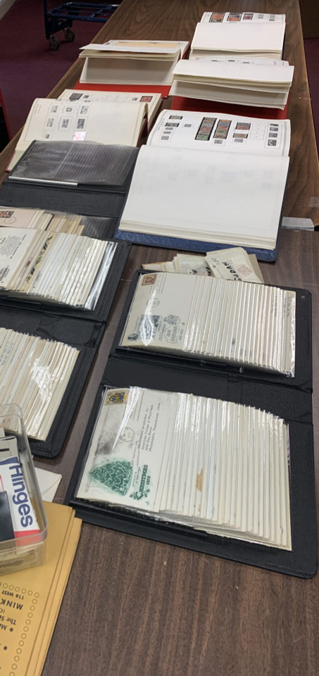 LIFETIME STAMP COLLECTION IN 2 LARGE CARTONS – US Core, Germany Third Reich, Romania, FDCs