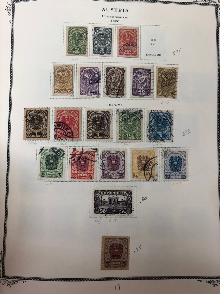 AUSTRIA – COLLECTION 1850-1990s IN SCOTT SPECIALTY ALBUM – 426611