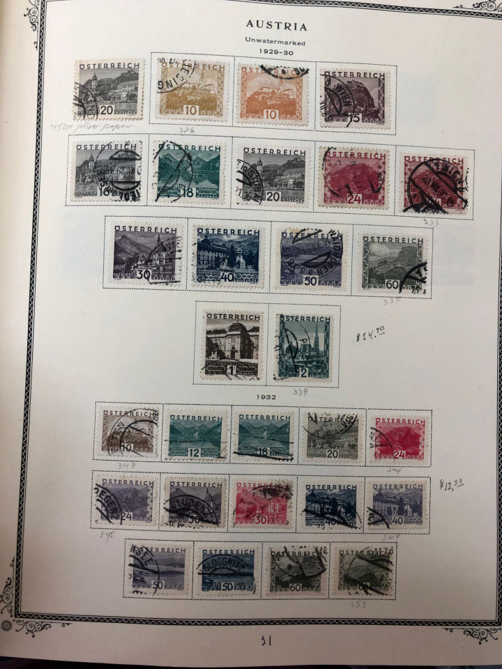 AUSTRIA – COLLECTION 1850-1990s IN SCOTT SPECIALTY ALBUM – 426611