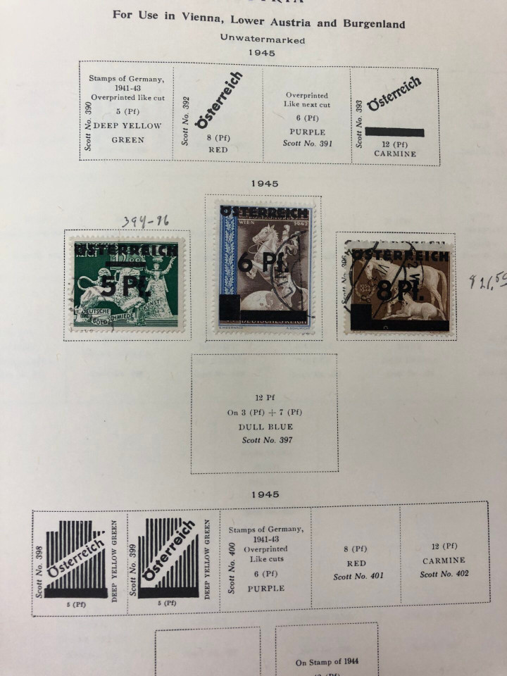 AUSTRIA – COLLECTION 1850-1990s IN SCOTT SPECIALTY ALBUM – 426611