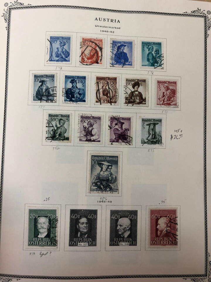 AUSTRIA – COLLECTION 1850-1990s IN SCOTT SPECIALTY ALBUM – 426611