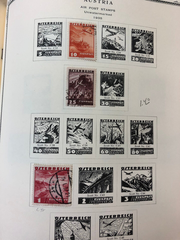 AUSTRIA – COLLECTION 1850-1990s IN SCOTT SPECIALTY ALBUM – 426611