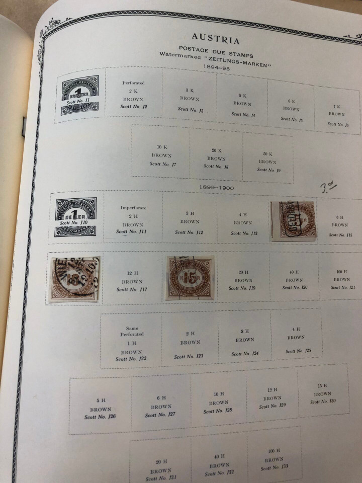 AUSTRIA – COLLECTION 1850-1990s IN SCOTT SPECIALTY ALBUM – 426611