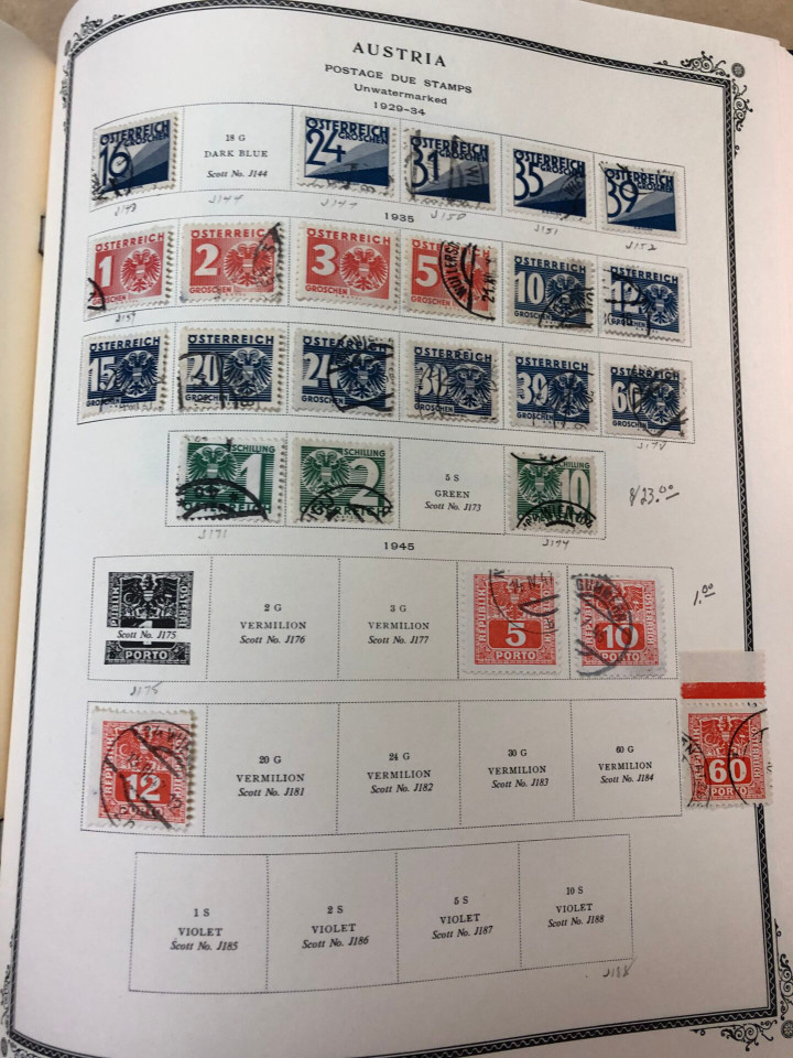 AUSTRIA – COLLECTION 1850-1990s IN SCOTT SPECIALTY ALBUM – 426611