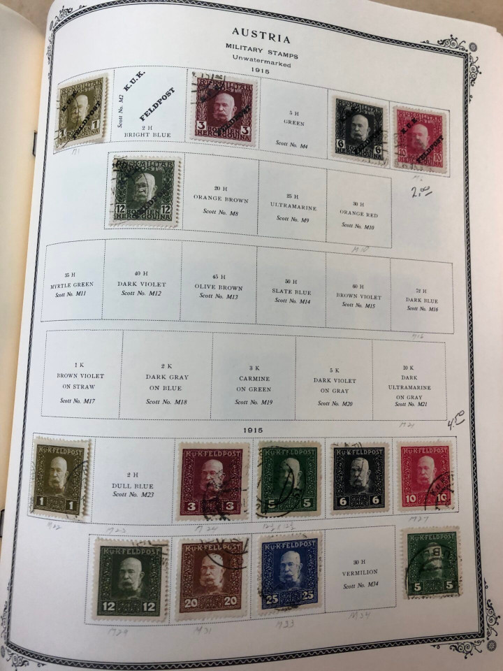 AUSTRIA – COLLECTION 1850-1990s IN SCOTT SPECIALTY ALBUM – 426611