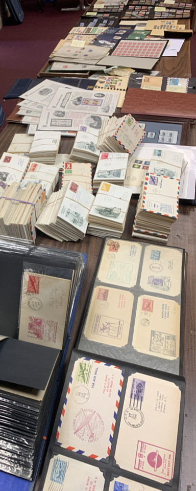 US & INTERNATIONAL – Two Large Cartons, Silver Wedding Set, Several Hundred FDCs, Mid-Century – 426344