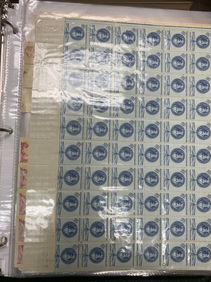 INTERNATIONAL WITH USA POSTAGE – 6 Large Cartons, $1,600 Face Value, Hundreds of FDCs, Duck Stamps – 426044