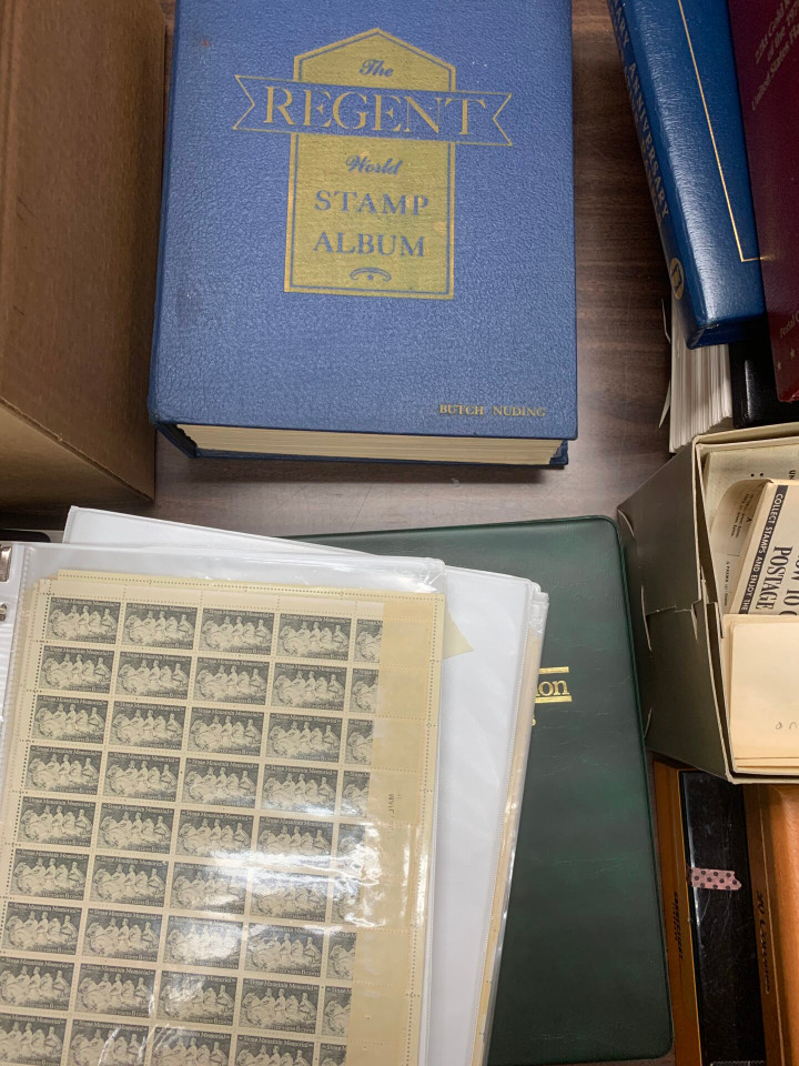 INTERNATIONAL WITH USA POSTAGE – 6 Large Cartons, $1,600 Face Value, Hundreds of FDCs, Duck Stamps – 426044