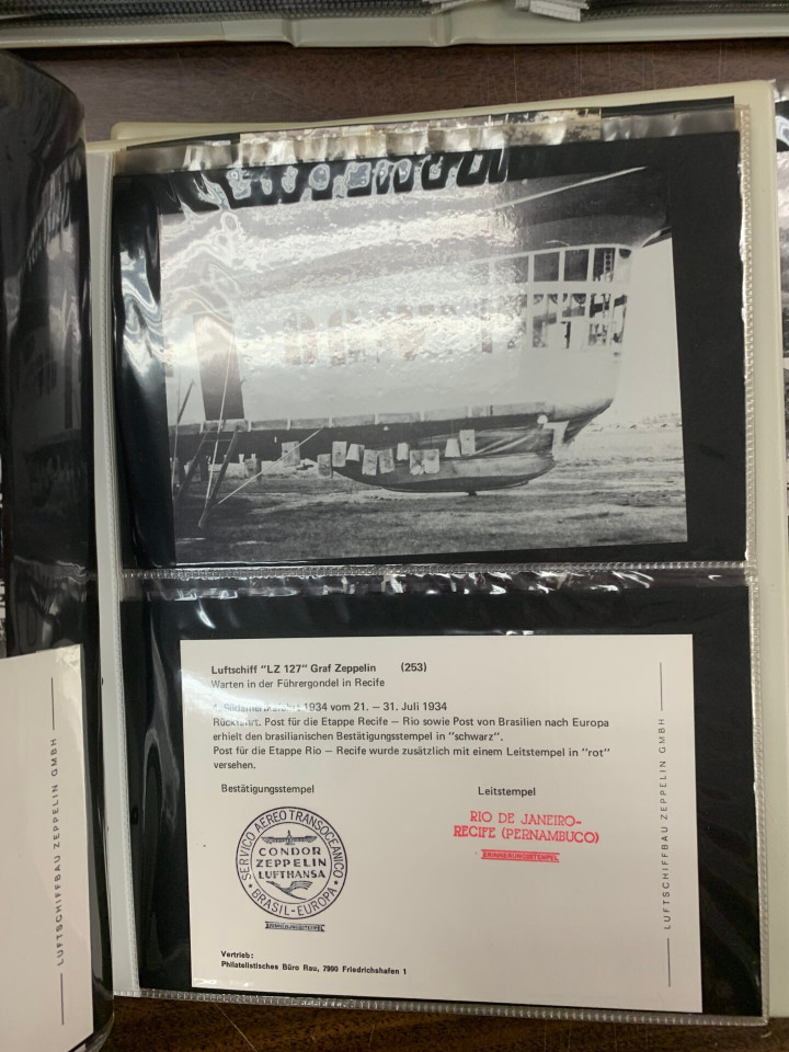 AIRSHIP COMMEMORATIVE COVERS – Roughly 1,000 Items, USPS Covers, German Postcards, Topical Collection – 426069