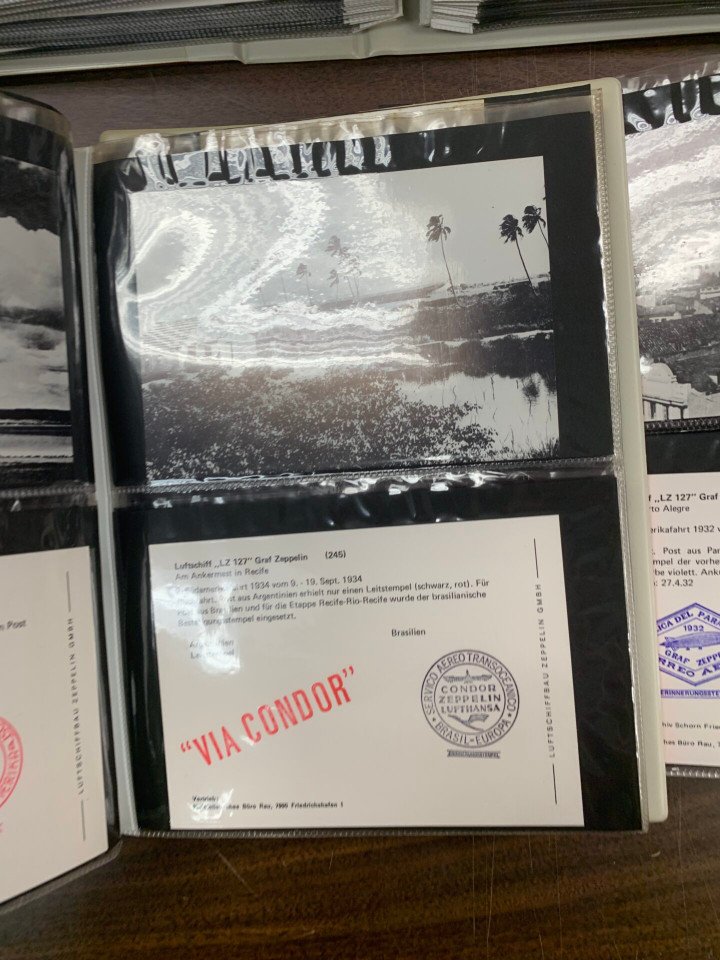 AIRSHIP COMMEMORATIVE COVERS – Roughly 1,000 Items, USPS Covers, German Postcards, Topical Collection – 426069