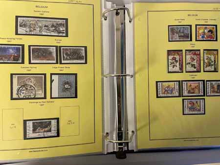 BELGIUM AND US - Two Homemade Belgium Albums 1849-1999, Mystic Heritage Presidents and First Ladies Collections - 900203