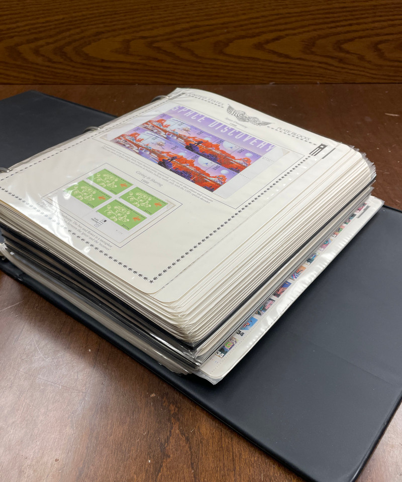 Three Cartons of US & Mint & Unused Stamps, Blocks, Sheets, Covers, Albums, and More - 824176