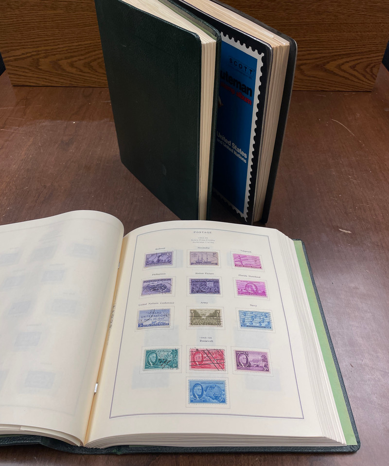 Two Cartons Neatly Packed with US Stamps, Covers, Plate Blocks, Sheets, Albums, Books and More - 824224