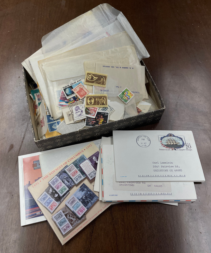 Two Cartons Neatly Packed with US Stamps, Covers, Plate Blocks, Sheets, Albums, Books and More - 824224
