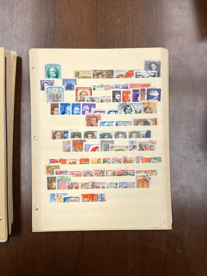 Two Cartons packed with US, UN & Worldwide Mint & Used Stamps, Albums, Stock Books and More - 824242