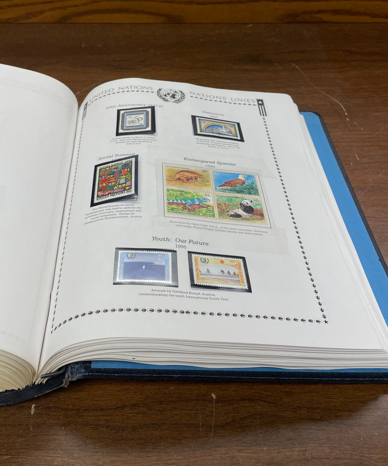 US, UN and Worldwide Stamps, Sheets, Cigar Box & Albums in 4 large cartons - 824244