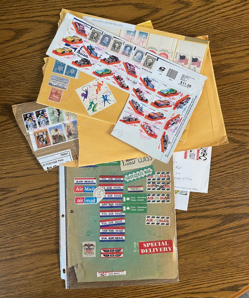 HUGE Lot of Five Cartons — US and Worldwide Stamps, FDCs, Binders and More - 824256