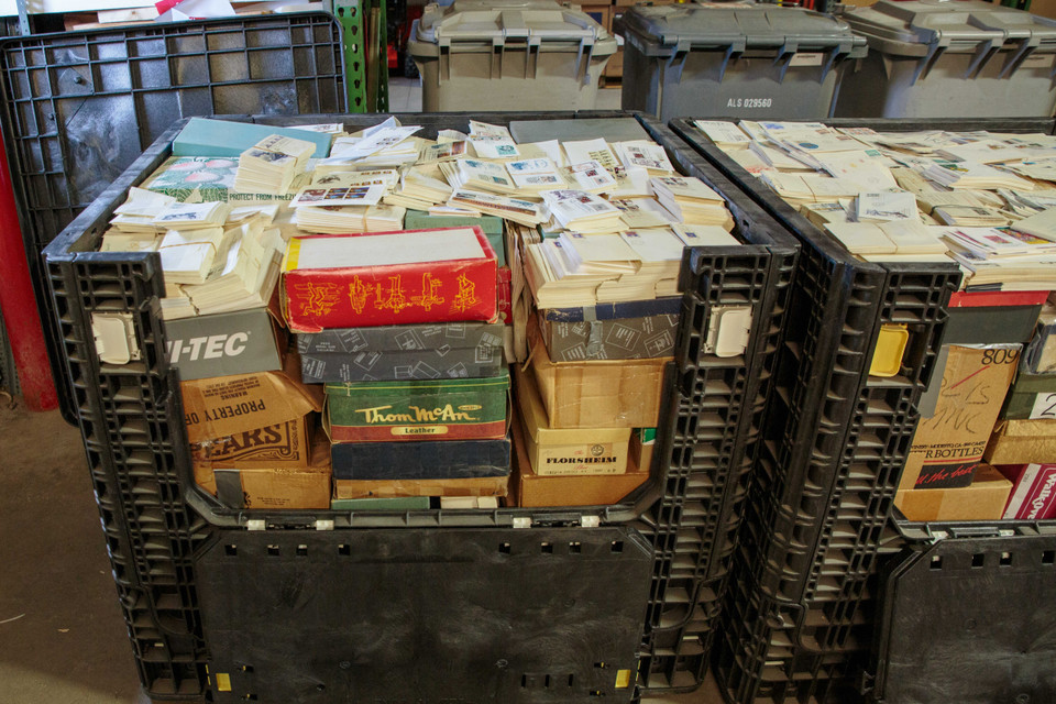 MASSIVE UNPICKED FIRST DAY COVER ACCUMULATION - 125,000 FDCs, Two Buckhorn Containers, Primarily US, Variety of Cachet Makers