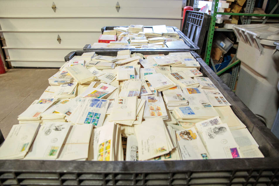 MASSIVE UNPICKED FIRST DAY COVER ACCUMULATION - 125,000 FDCs, Two Buckhorn Containers, Primarily US, Variety of Cachet Makers