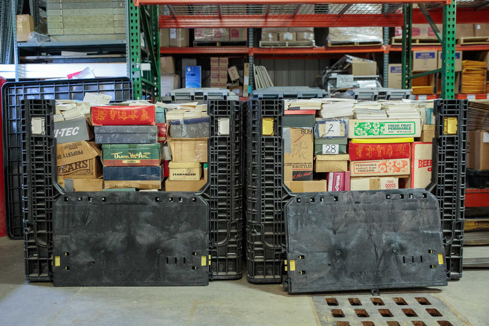 MASSIVE UNPICKED FIRST DAY COVER ACCUMULATION - 125,000 FDCs, Two Buckhorn Containers, Primarily US, Variety of Cachet Makers
