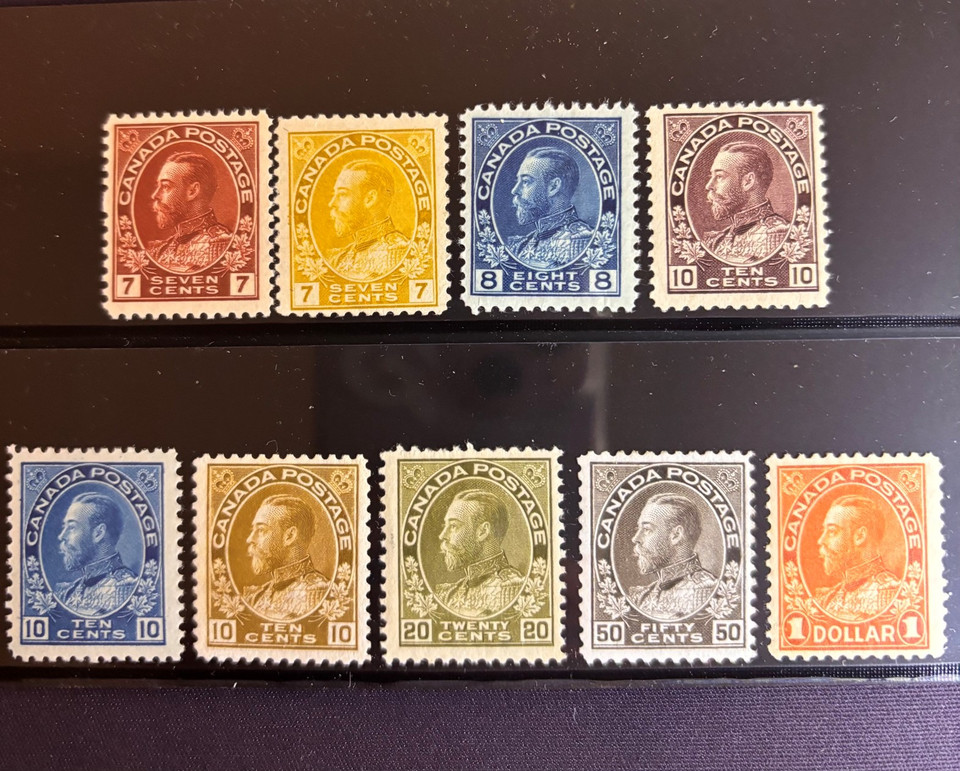 CANADA - King George V Admiral Series, Extremely Fine and Never Hinged - 426137
