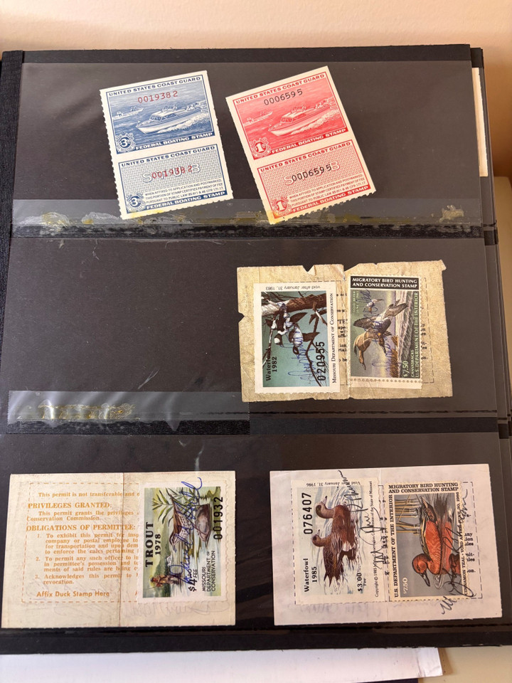 DUCKS, TURKEYS, AND BOATS - Federal and State Wildlife Stamps Plus Coast Guard Boating Issues – 426092