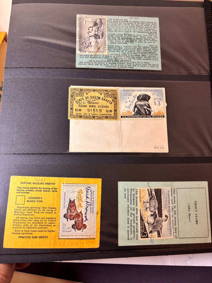 DUCKS, TURKEYS, AND BOATS - Federal and State Wildlife Stamps Plus Coast Guard Boating Issues – 426092