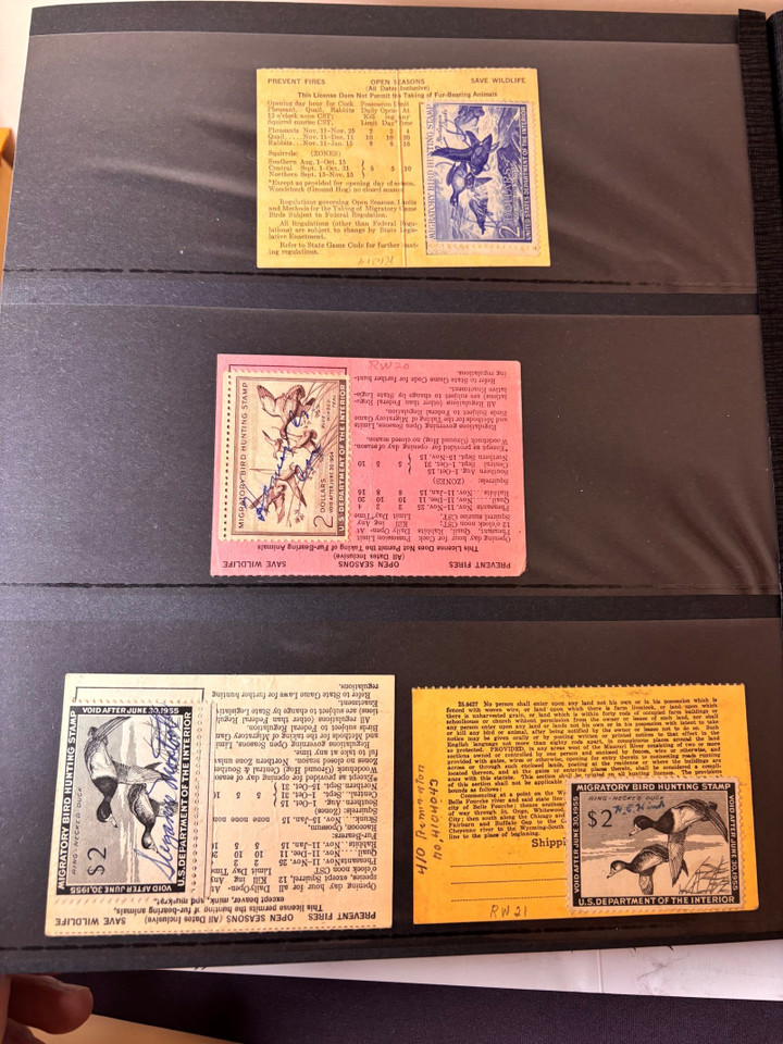 DUCKS, TURKEYS, AND BOATS - Federal and State Wildlife Stamps Plus Coast Guard Boating Issues – 426092