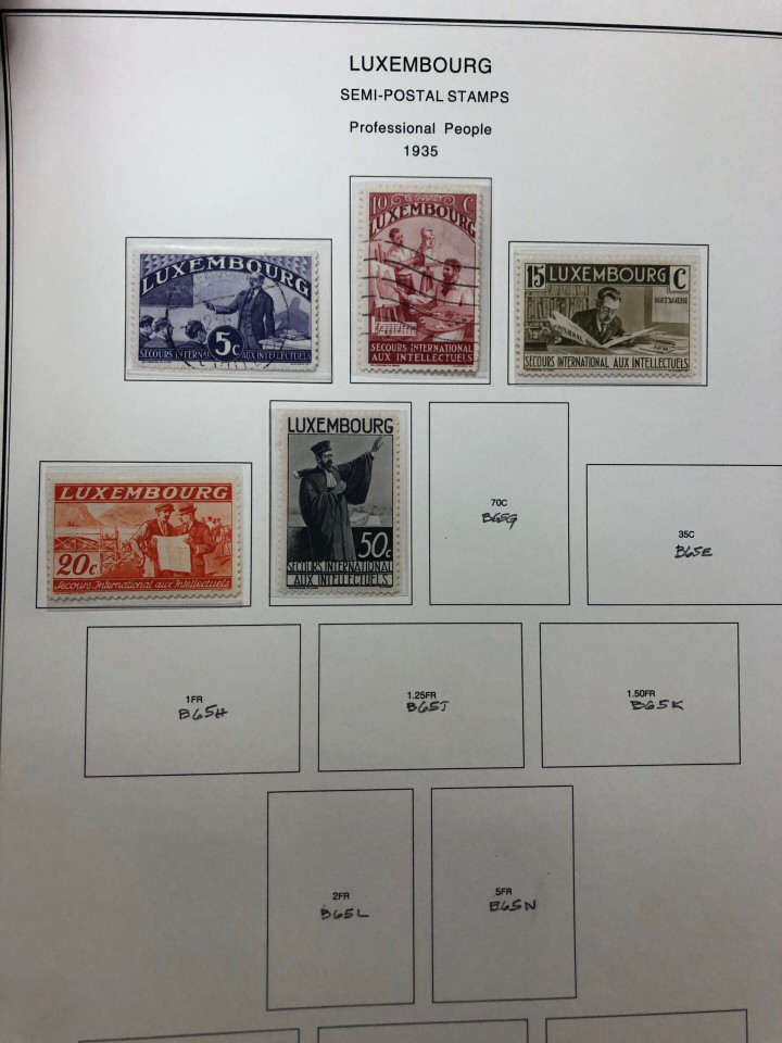 LUXEMBOURG - Over 1,000 Issues, Classics Through Early Teens, Strong Back-of-Book – 426539