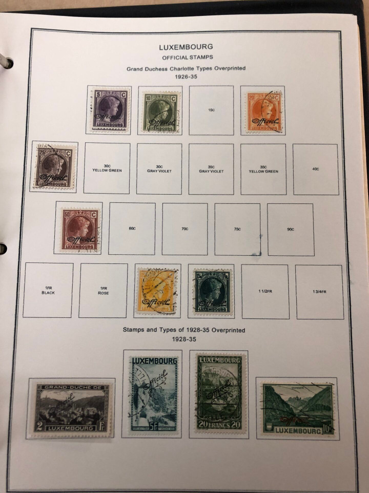 LUXEMBOURG - Over 1,000 Issues, Classics Through Early Teens, Strong Back-of-Book – 426539