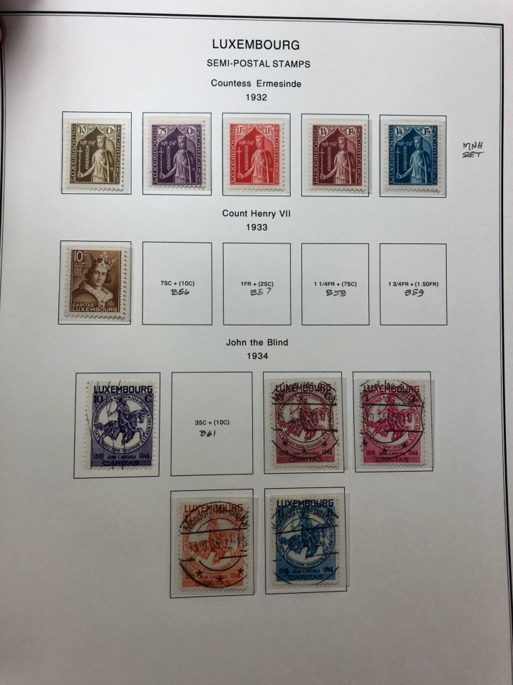 LUXEMBOURG - Over 1,000 Issues, Classics Through Early Teens, Strong Back-of-Book – 426539