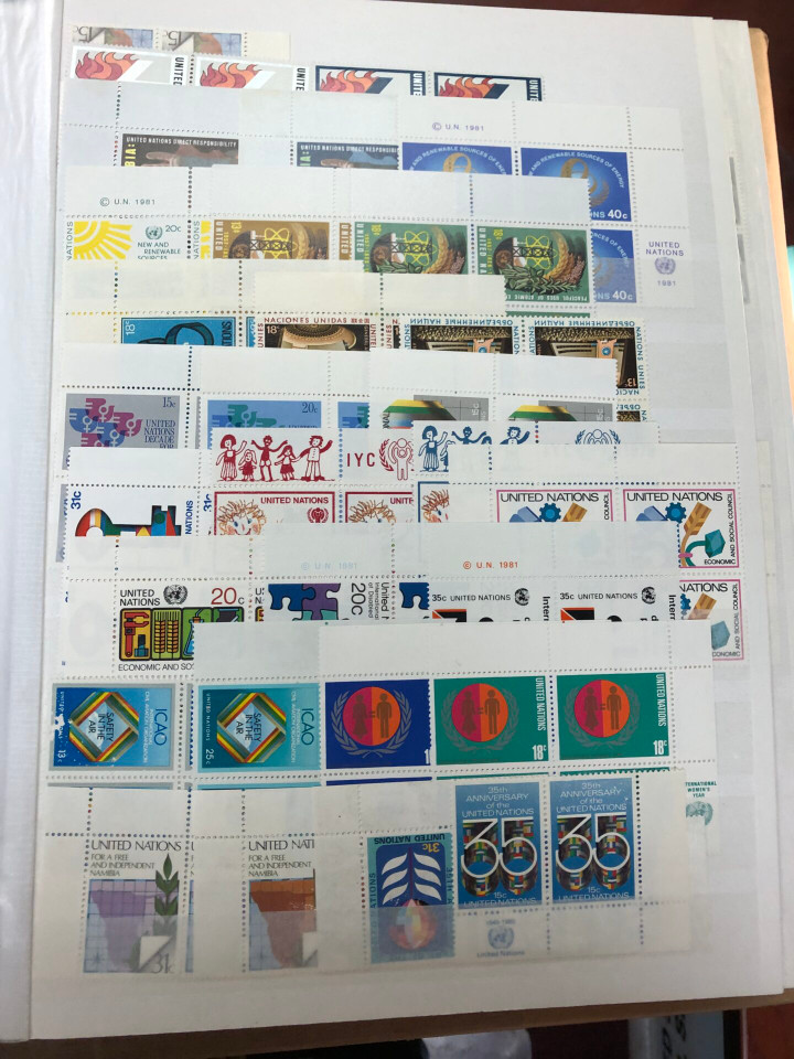 UNITED NATIONS - Nearly 3,000 Mint Modern Issues, New York Geneva and Vienna – 426504
