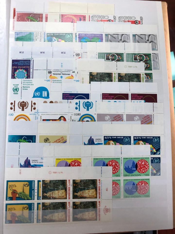 UNITED NATIONS - Nearly 3,000 Mint Modern Issues, New York Geneva and Vienna – 426504