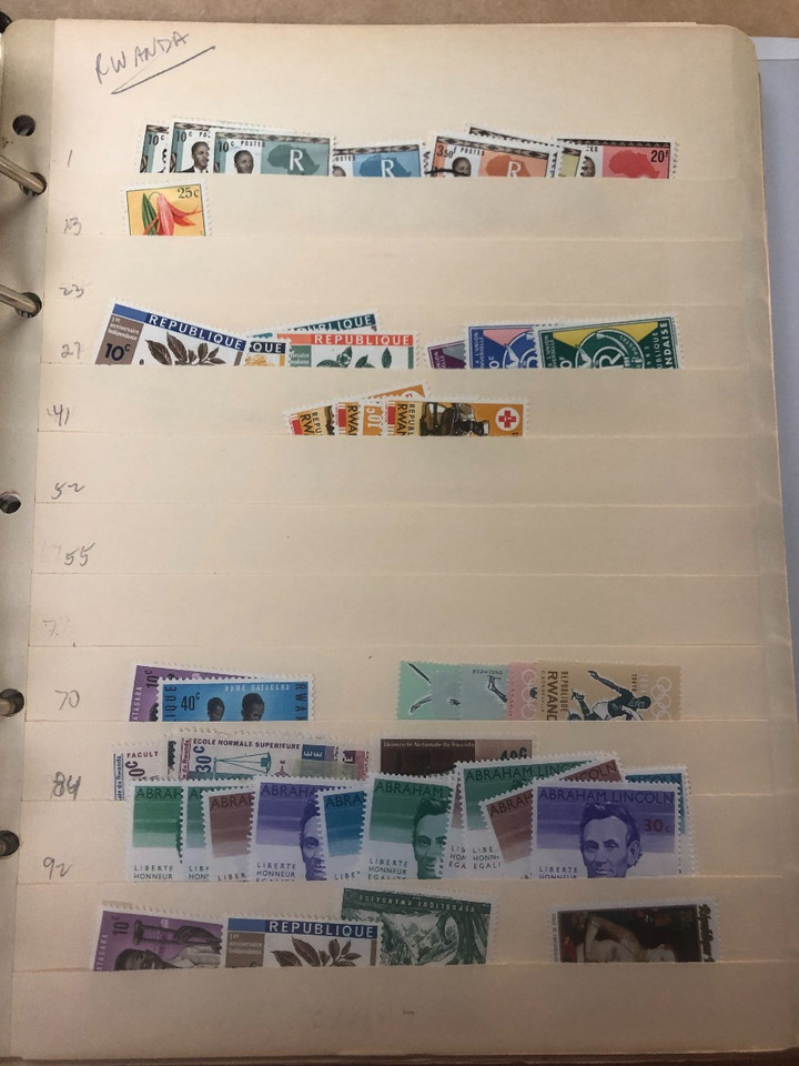 INTERNATIONAL SELECTION - Nearly 2,000 Mint and Used Issues, Dutch Colonies to Rwanda – 424550