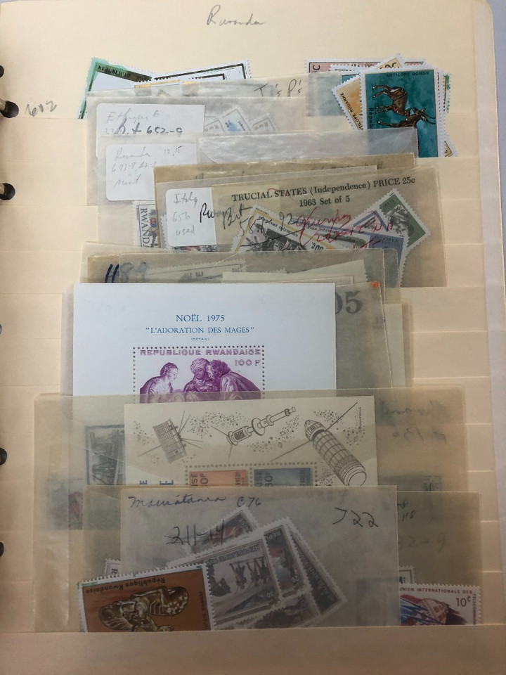INTERNATIONAL SELECTION - Nearly 2,000 Mint and Used Issues, Dutch Colonies to Rwanda – 424550