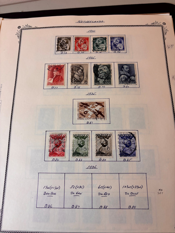 NETHERLANDS - Mint and Used Collection, 1934-1984, with Rembrandt Semi-Postal Set - 9001315