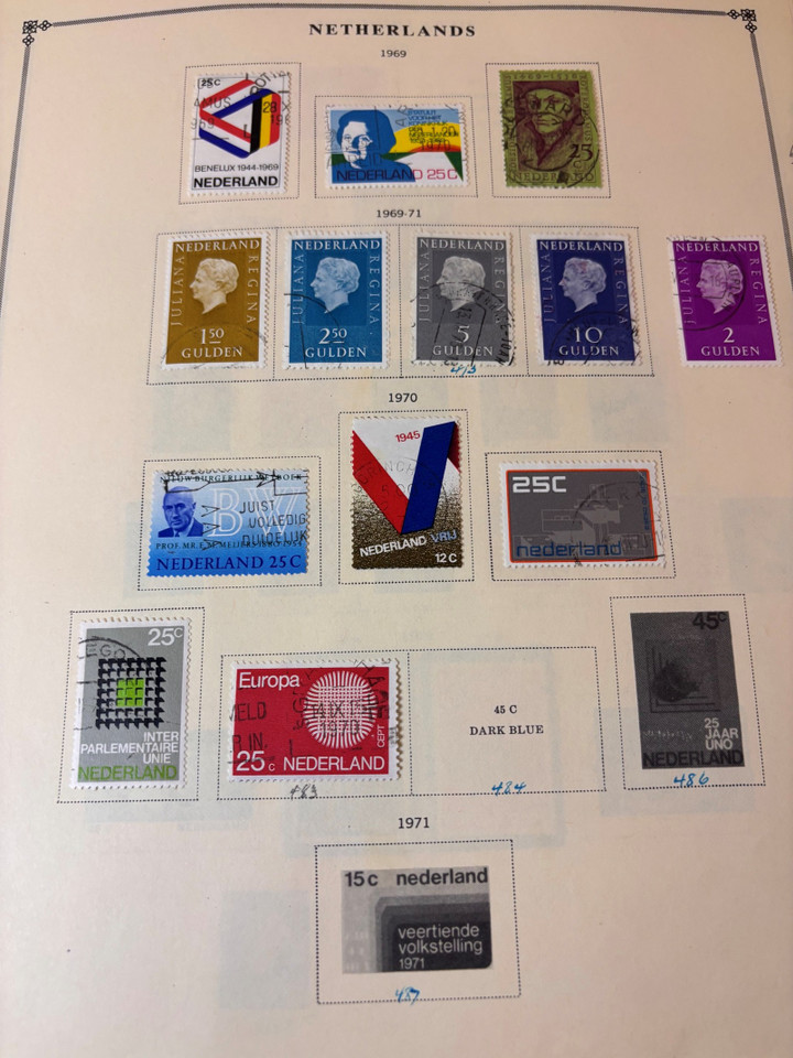 NETHERLANDS - Mint and Used Collection, 1934-1984, with Rembrandt Semi-Postal Set - 9001315