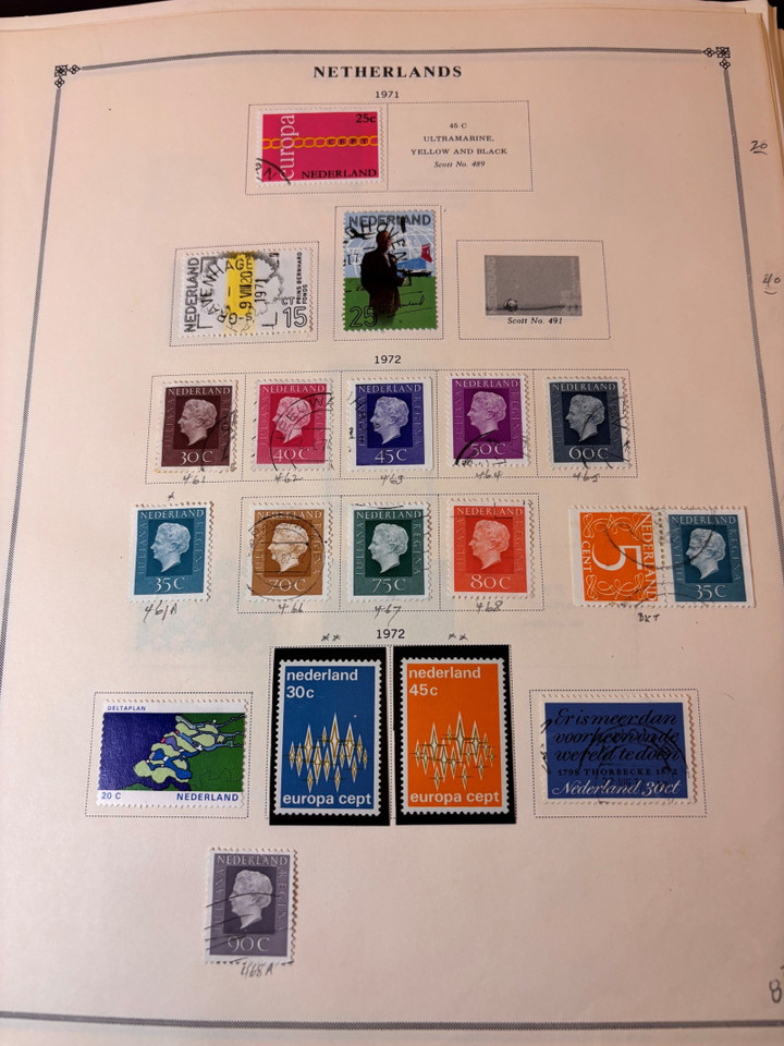 NETHERLANDS - Mint and Used Collection, 1934-1984, with Rembrandt Semi-Postal Set - 9001315