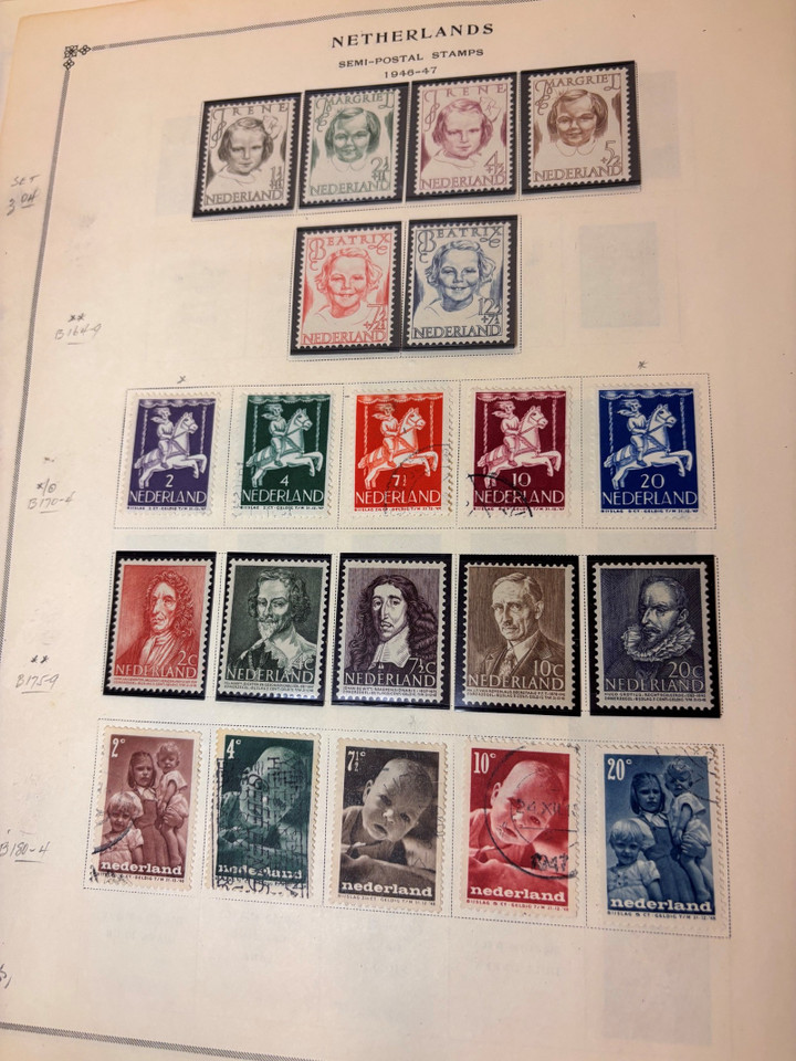 NETHERLANDS - Mint and Used Collection, 1934-1984, with Rembrandt Semi-Postal Set - 9001315