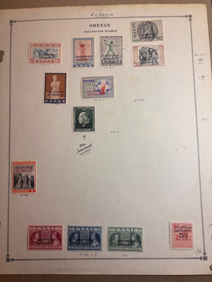 GREECE - Mint and Used Collection, 1861-1983, $2,040 Scott CV - 9001221