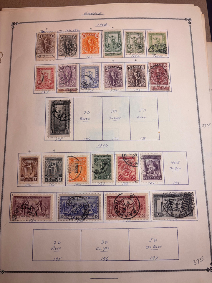 GREECE - Mint and Used Collection, 1861-1983, $2,040 Scott CV - 9001221
