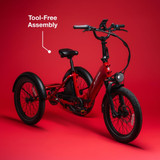 XP Trike2 750 Phoenix Red eTrike [Lectric]