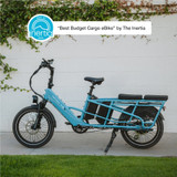 XPedition2 Raindrop Blue Long-Range Dual-Battery eBike [Lectric]