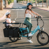 XPedition2 Raindrop Blue Long-Range Dual-Battery eBike [Lectric]