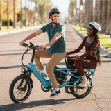 XPedition2 Raindrop Blue Long-Range Dual-Battery eBike [Lectric]