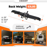 CRAVOT MagRack X1 Foldable Single-Bike Hitch Bike Rack [Cravot]