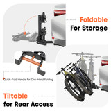 CRAVOT MagRack X2 Foldable 2-Bike Hitch Bike Rack [Cravot]