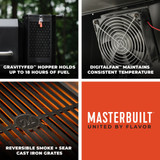 Gravity Series® 600 Digital Charcoal Grill + Smoker [Masterbuilt]